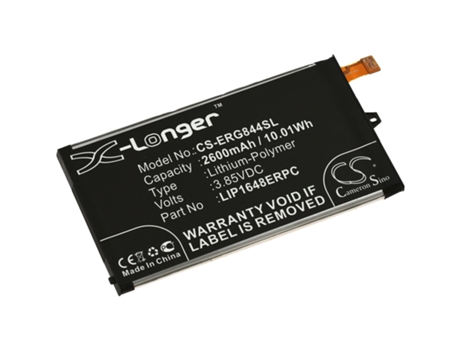 Batería POWERY 1.60.SON.999.24 para Sony LIP1648ERPC