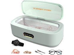 Limpiador Ultrasónico De 300 Ml Y 45000 Hz Con 4 Ajustes De Tiempo Para Joyas, Relojes, Gafas, Utensilios Y Prótesis Dentales.