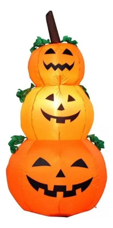 Nueva lámpara LED de calabaza inflable de 1,2 Mvayotoy