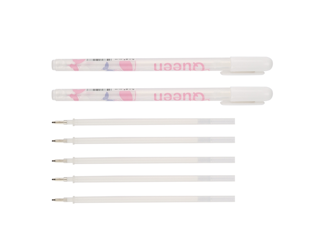 Bolígrafo De Tinta Pastel En Gel Con Pincel De Agua De 0,8 Mm, Diseño Ergonómico, Gran Capacidad, Modelo N.º 02