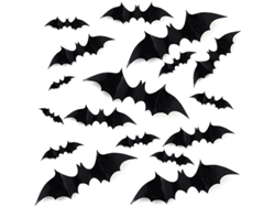 Pegatinas 3d De Murciélagos Terroríficos En Pvc Para Decoración De Halloween, Juego De 32 Piezas.