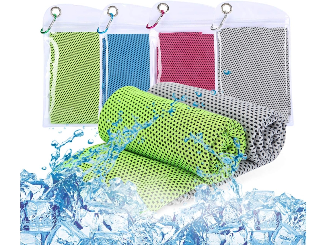 MEOIRUERY Toallas refrescantes de microfibra, un compañero revitalizante para el verano, con estructura de malla transpirable para un enfriamiento instantáneo, 