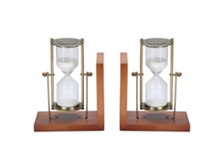 2 Piezas Reloj De Arena Innovador Temporizador De Arena Para Decoración Vintage Hogar Adornos Regalo De Boda