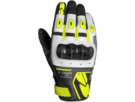 Guantes Unisex SPIDI G-carbon Negro para Motociclismo (L)