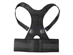 Cinturón Soporte Espalda Joroba Negro Xl, Mejora Postura Y Reduce Curvas En Espalda