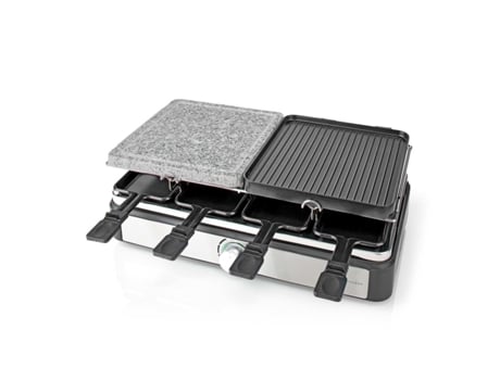 Nedis Fcra300Fbk8 Barbacoa Interior 8 Personas 1400 W Negro Plata