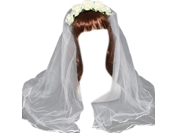 Diadema De Flores De Estilo Gótico Con Velo Cómodo Para Bodas, Fiestas Y Peinados.