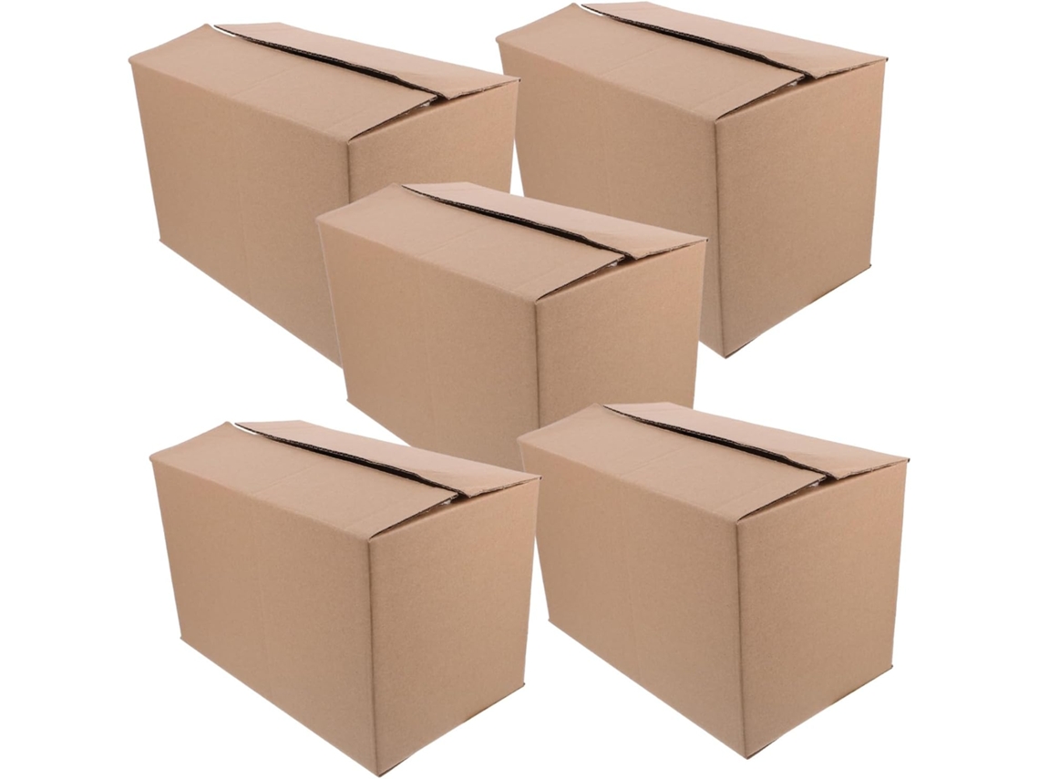 Juego De 5 Cajas Plegables De Cartón Reforzado Con Forma De Cubo: Ligeras Y Prácticas Para El Almacenamiento.