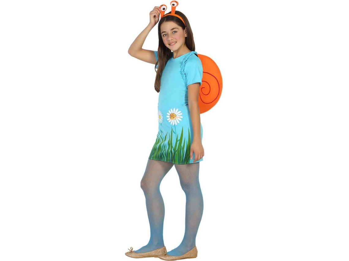 Disfraz de Niña DISFRAZZES Caracol Primavera (Talla: 5 a 6 años)