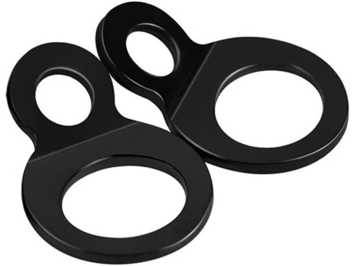 2 Ganchos De Remolque De Aluminio Para Motocicletas Y Camiones Con Anillas En D.