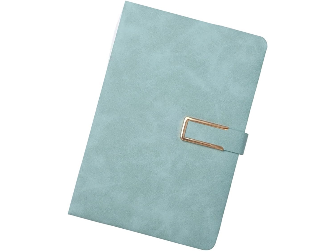 Cuaderno De Cuero De Tapa Dura Con Líneas Anchas, 200 Páginas, Bloc De Notas Portátil Para