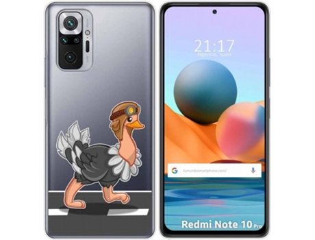 Carcasa Xiaomi Redmi Note 10 Pro TUMUNDOSMARTPHONE Avestruz Multicolor