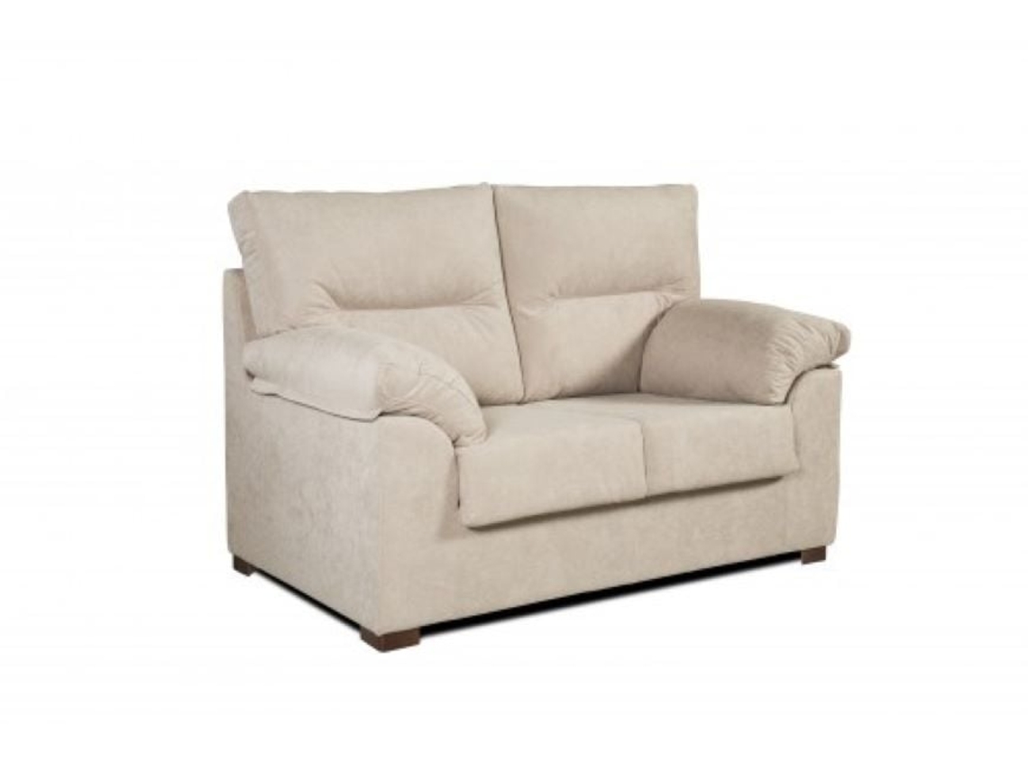 Sofa 3 Plazas Ambar en Tela 185x90x105 cm Color Beige