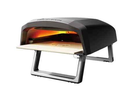 Horno de Pizza MASTERPRO Napoli 31x71x50 cm (Acero - Negro)