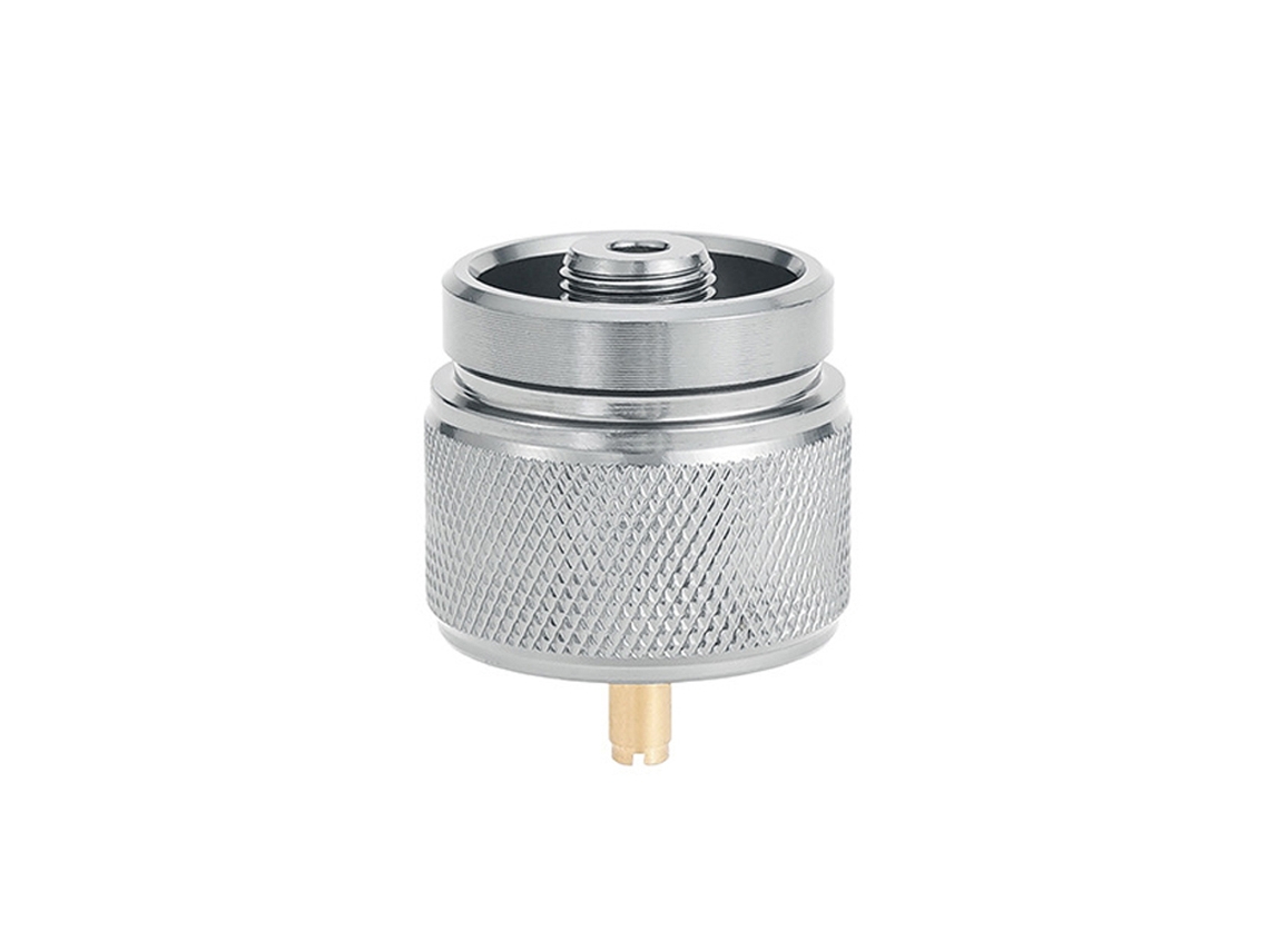 Adaptador Para Bombonas De Propano Para Hornillos De Camping, Accesorio Para Exteriores, Conexión Rápida, Aluminio, Latón.
