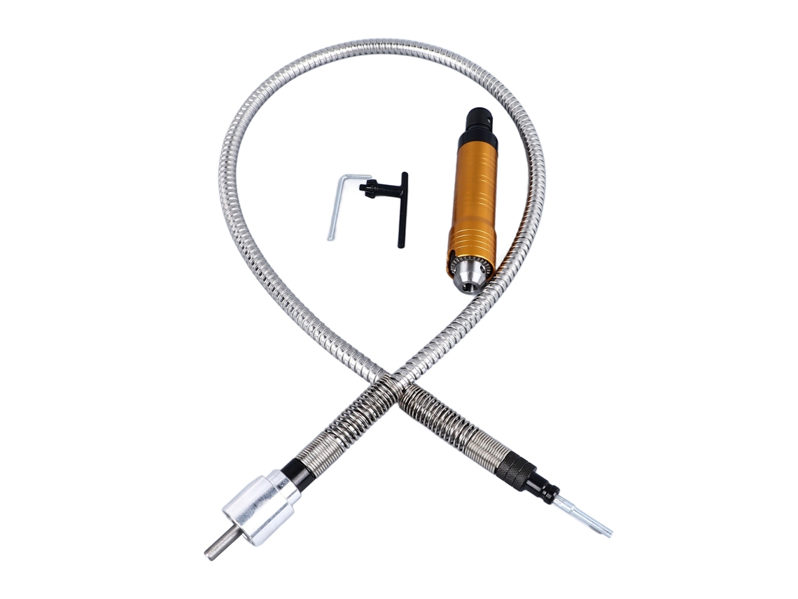 Adaptador De Eje Flexible Para Herramienta De Extensión De Taladro, Acero Inoxidable, Conexión Segura.