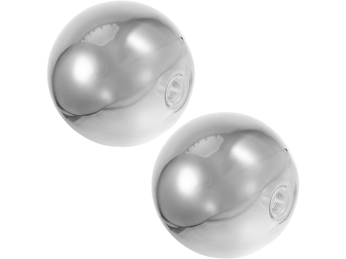 Juego De 2 Piezas De Vidrio Moderno, Elegante Y Duradero Para Jardín.