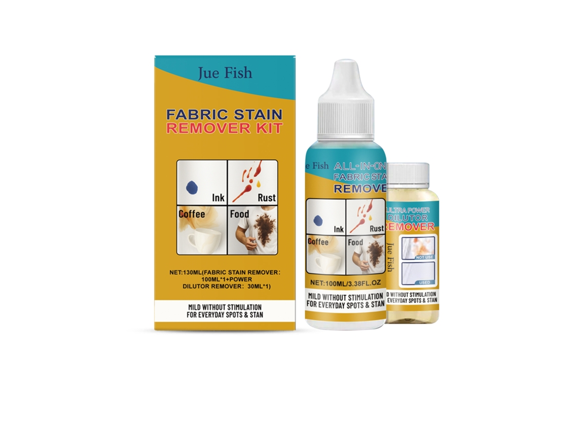 Kit eficaz para eliminar manchas en tejidos