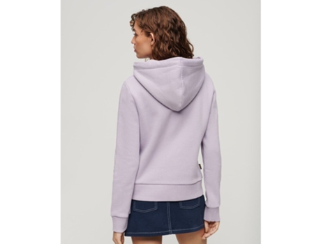 Sudadera con Capucha de Mujer SUPERDRY Morado (M)