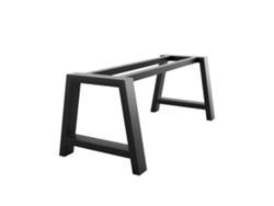 Patas de Acero METALOPRO Ksora Extreme Base de Mesa En Forma de a Recubrimiento En Polvo Diseño Industrial Robusto 72X80X220Cm