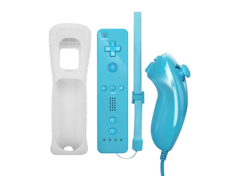 Joystick Wii/Wii U Ay-ay-wii-2024-3 (Inalámbrico - Azul)