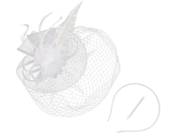 Tiara de estilo medieval de los años 20 con plumas y flores para mujer, cosplay y actuaciones. SFUSHOS