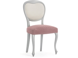 Funda de Silla EYSA Premium Jaz Pack de 2 Fundas Tejido Multielástico (50 x 50 x 5 cm - Poliéster y Algodón - Rosa)