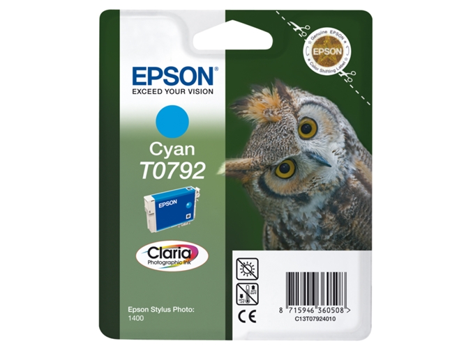 Cartucho EPSON T0792 Azul (C13T079240B0)