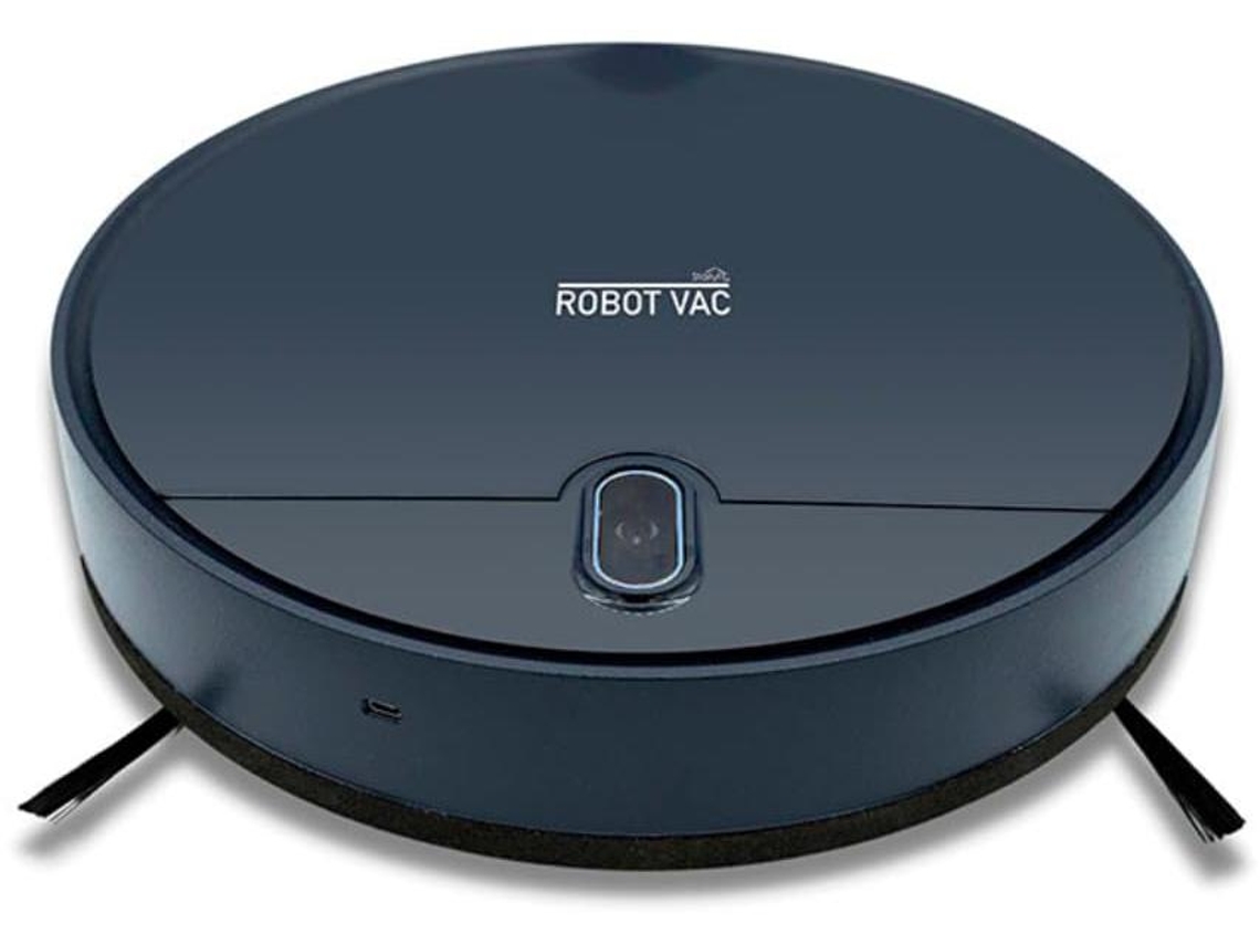 Robot Aspirador STARLYF Robot Vac Aspira Barre 2000mAH Carga USB silenciosa Autonomía 90 min Ideal Pelo de Mascotas Diferentes tipos de suelo