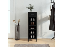 Zapatero Organizador en Madera Negra de 30X35X105 Cm
