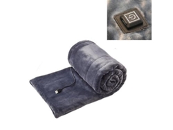 2026-manta Electrica Usb De Lana Polar Portatil Ajuste De Temperatura 3 Niveles Lavable Invierno Calient 100*80cm Gris