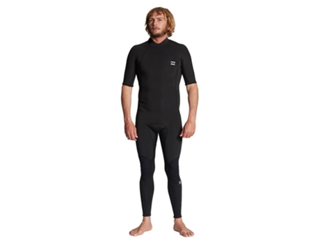 Terno de Neoprene Manga Curta com Zíper Nas Costas 22 Absolute Tall Preto Lbillabong