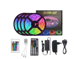 Luzes de Tira Led Tiras de Luz Inteligentes de 50 Pés com Controle Remoto Luzes Led Rgb 5050 para Quarto Luzes de Mudança de Cor de Sincronização De GERTIZ 