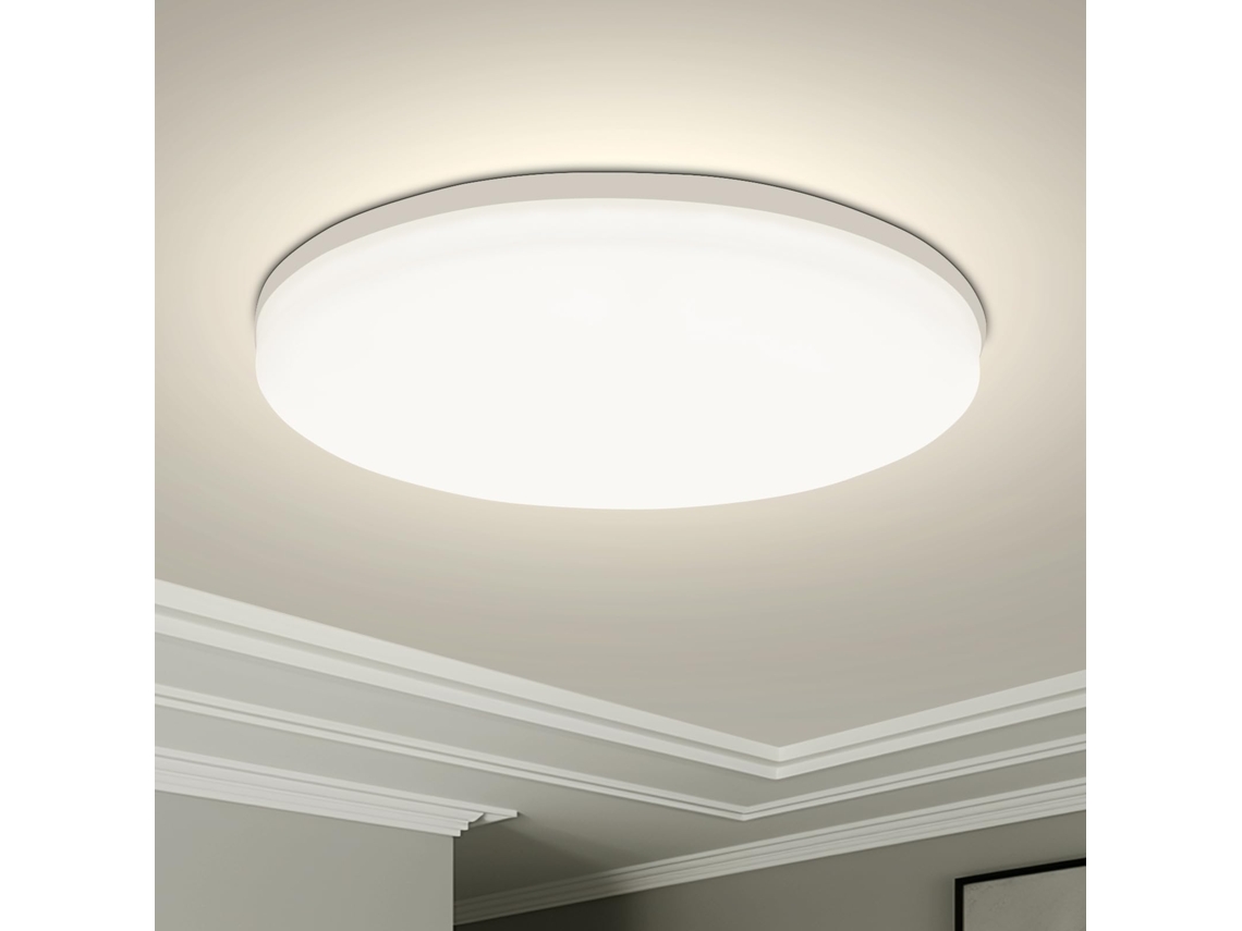 Luminária de Teto Led Redonda Moderna, Fonte de Alimentação Ca MDUG (luz Natural 15cm 18w)