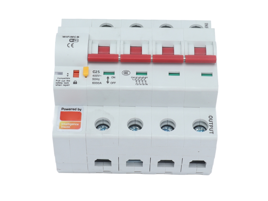 2026horizon-interruptor De Circuito Inteligente Wifi Bluetooth 4p Remoto Ac 400v 25a Con Cierre De Seguridad Para Hogar