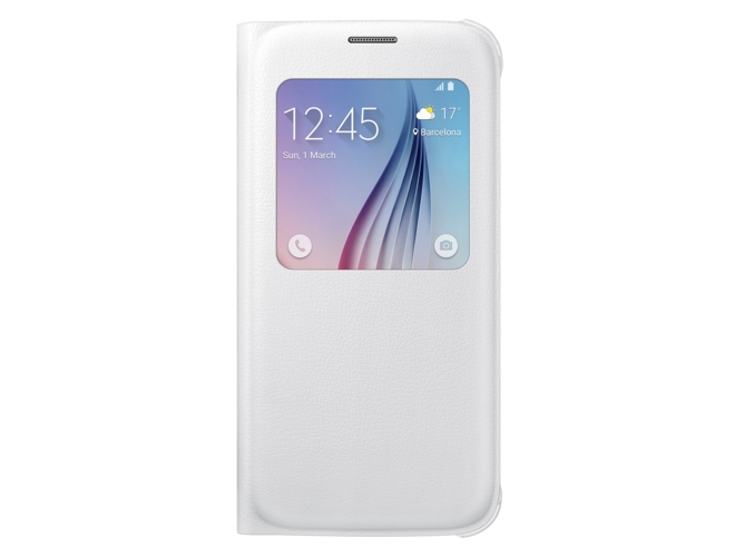 Funda SAMSUNG Galaxy S6 S-View Blanco