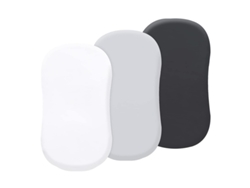 Juego De Sábanas Para Nido De Bebé Chrui 0-24 Meses Microfibra Elástico Lavable 3 Unid 81x43cm (blanco Negro Gris)