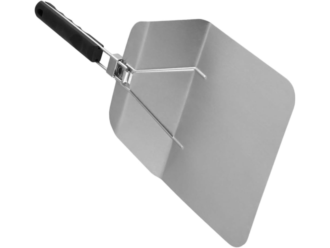 Pala para pizza: el mango antideslizante proporciona un agarre cómodo y firme, ideal para pizzas. Pala plegable.