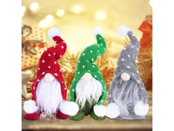 Peluche De Enano Navideño Hecho A Mano Por Tomte Suíço, Decoración Navideña, Paquete De 3