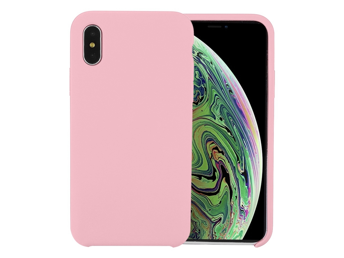 Caja Protectora (protección De Cámara, Tacto Cómodo) Serie Original De Fundas Para Iphone Xs (rosa Brillante)