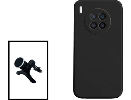 Kit Carcasa + Soporte Honor 50 Lite GIFT4ME Negro