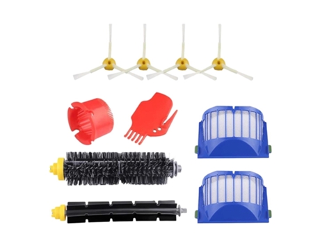 Kit de repuesto de cepillo de filtro Hepa Compatible con aspiradora para IRobot Roomba 600 620 630 650 660 Serie accesorio 10 piezas