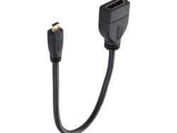 Adaptador convertidor HDMI F a Micro HDMI M Sanda SD 7346 Negro