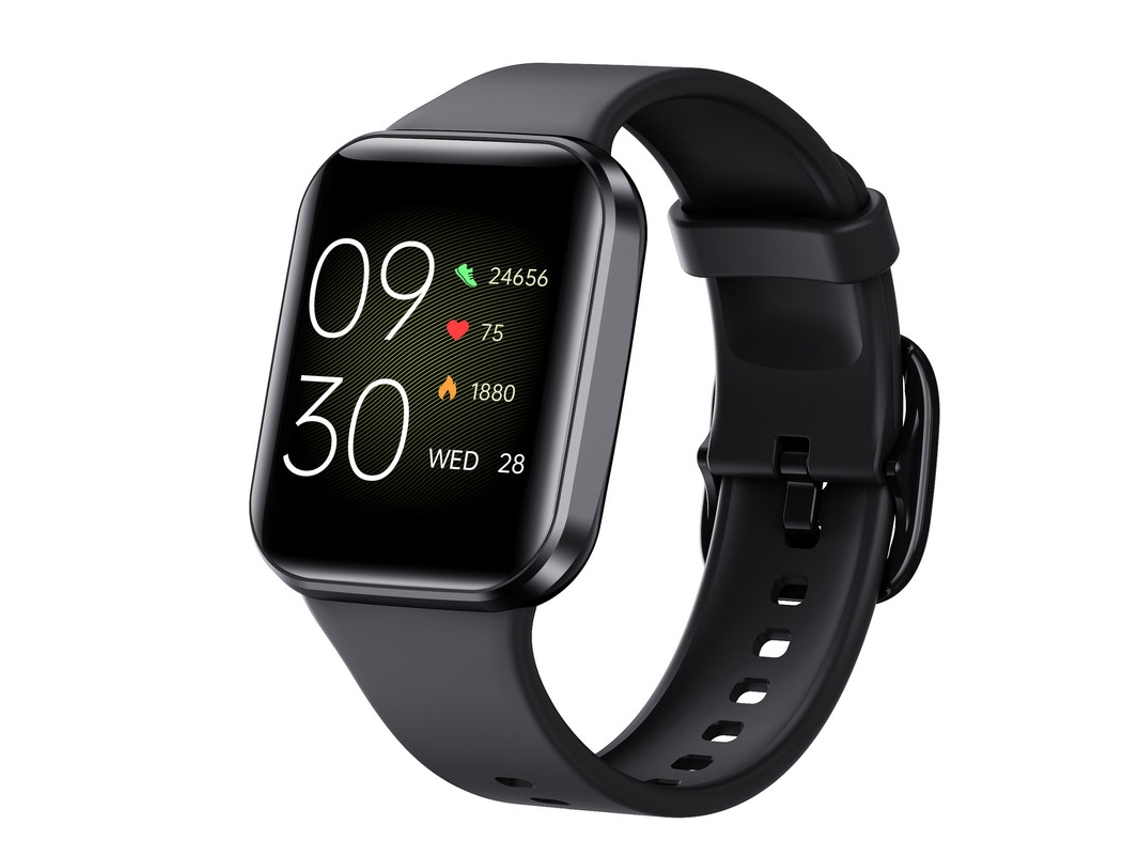 Q23 Reloj inteligente multifuncional con monitoreo de salud Bluetooth, negro GODTVAGT