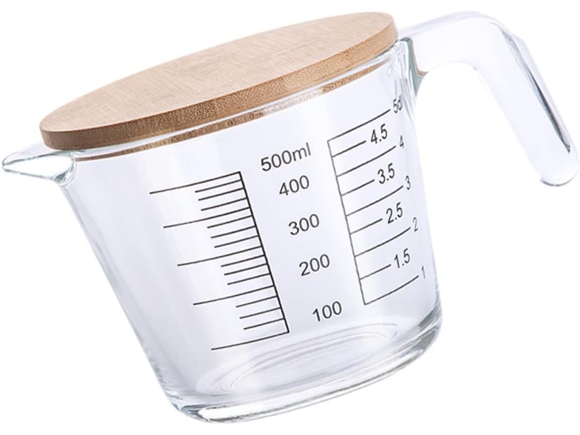 Tazas Medidoras De Vidrio. Fáciles De Limpiar Y Lavar, Y Reutilizables, Para Espresso. Jarra Para Espumar L...