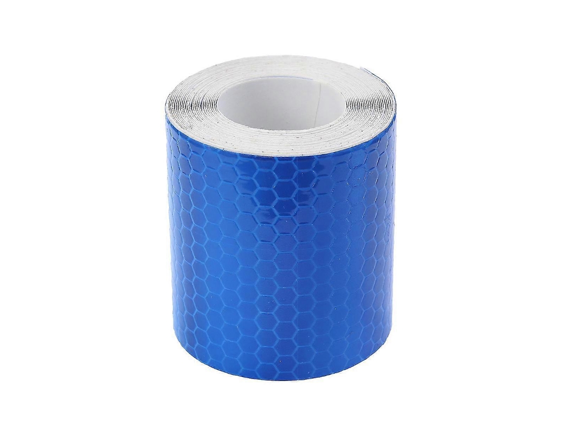 Cinta Reflectiva Impermeable Para Vehículos, 2 Paquetes 5cm*3m Pegatinas De Advertencia De Alta Intensidad Para Coches, Motos Y Bicicletas 5*300cm Azul