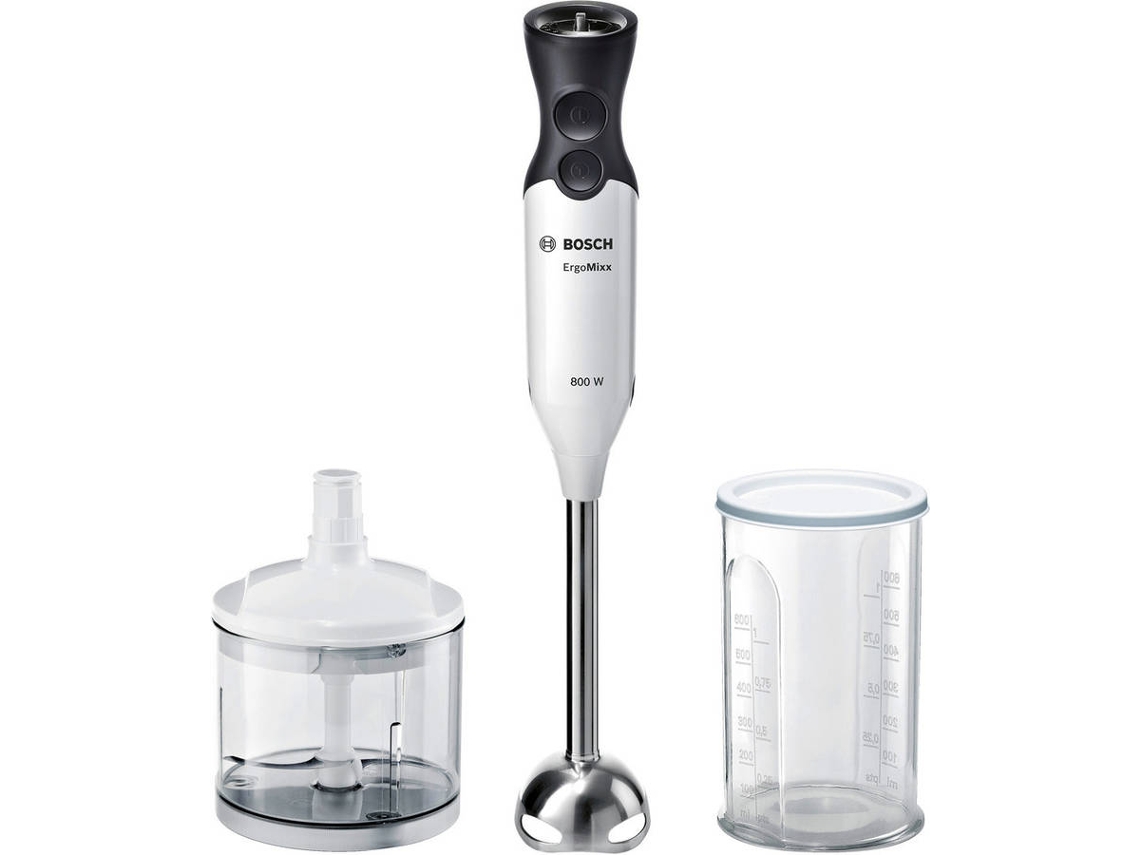Batidora de mano + Accesorios BOSCH MS6CA4120 ErgoMixx (800 W - Blanco)