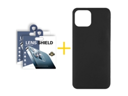 Conjunto de Protectores de Pantalla para iPhone 12 SKYHE Silicona Líquida Negro (2un)