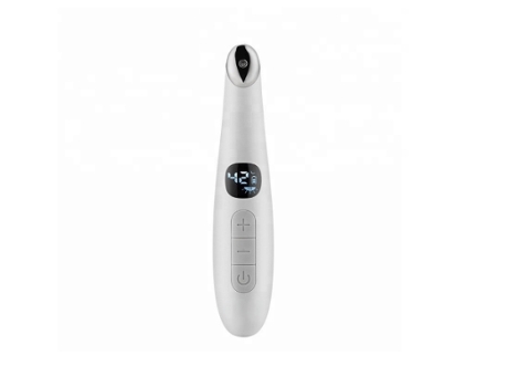 Masajeador facial Varita Masajeador de ojos 3 en 1 Removedor de arrugas vibratorio 37C a 45C Luz roja para reparación de teléfonos celulares Blanco...