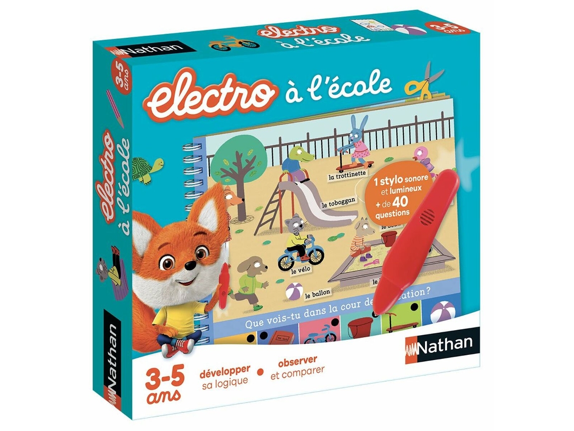 Juego Educativo NATHAN Electro School Edad Mínima Recomendada: 3 años)